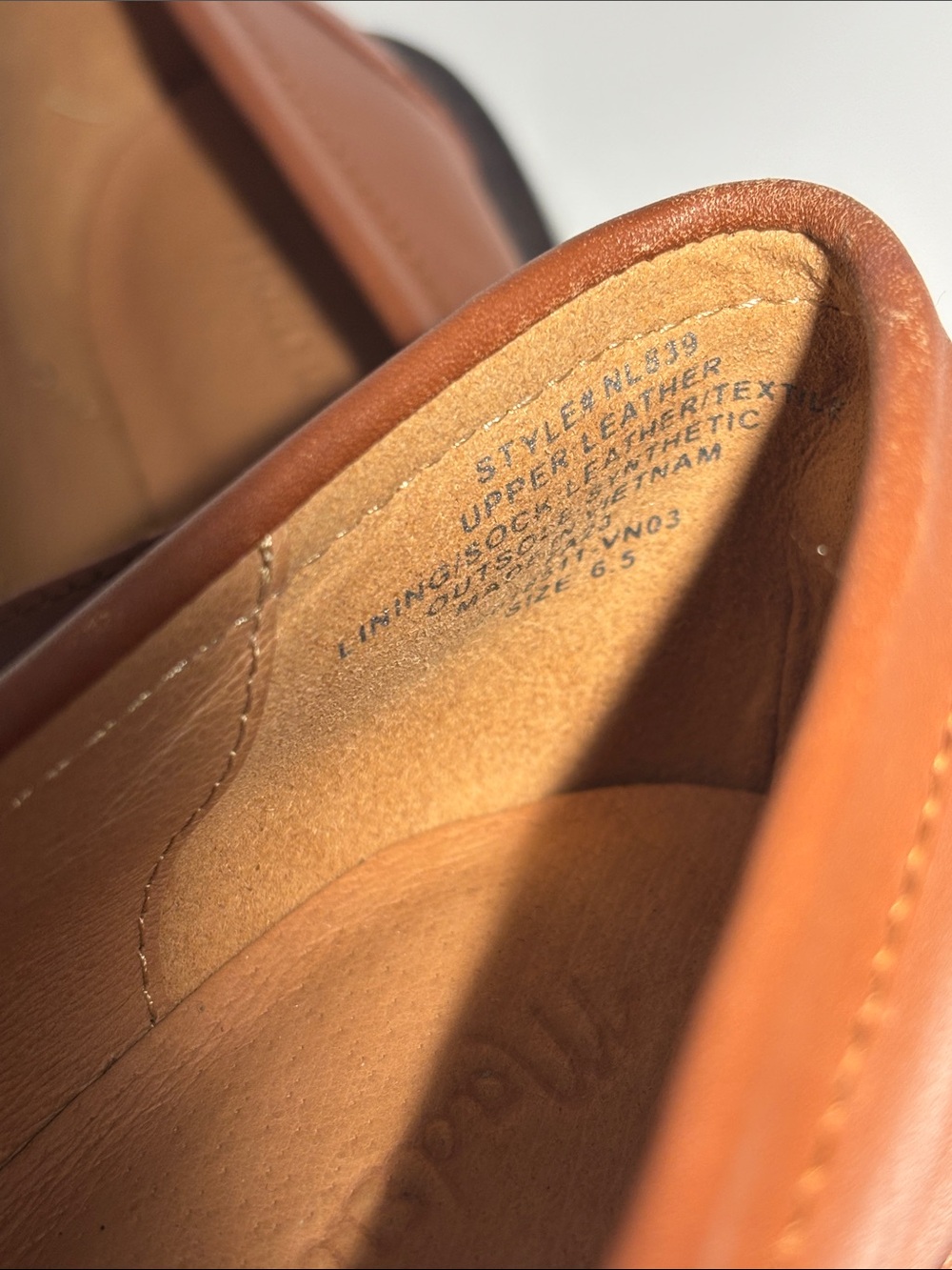 Madewell Vernon Brown Leather Penny Loafers Dried Maple - 6.5 - Picture 10 of 10
